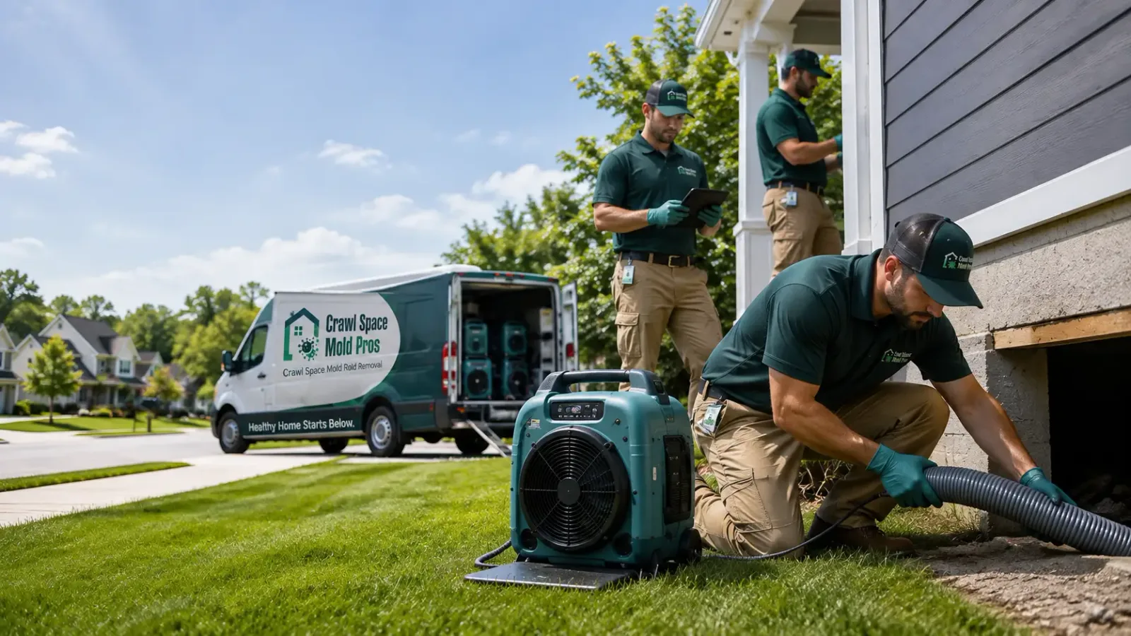 Crawl Space Mold Removal in Kinney, MN